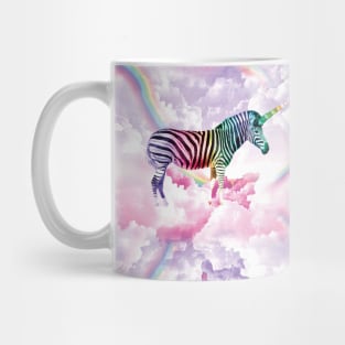 Rainbow Zebra Unicorn Mug